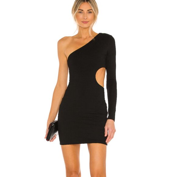 Superdown One Sleeve Mini Dress - Picture 1 of 6